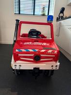 Rolly Toys (brandweer auto + blus aanhanger) ZGAN, Ophalen, Zo goed als nieuw
