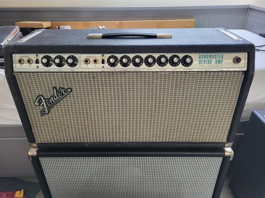 1969 Fender Bandmaster Reverb (Vibroverb, Super Reverb), Ophalen, Gebruikt, Gitaar, Minder dan 50 watt
