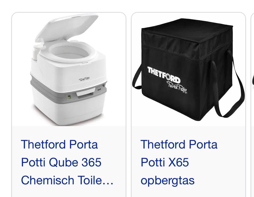 Porta Potti Qube 365 Chemisch Toilet met Draagtas, Ophalen of Verzenden, Nieuw