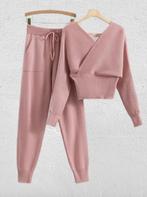 Nieuwe Gebreide twinset, Kleding | Dames, Verzenden, Nieuw, Beige