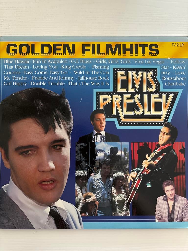 Elvis Presley - Golden Filmhits Dubbel LP- Nederland, Verzamelen, Ophalen of Verzenden, Zo goed als nieuw, Cd of Plaat