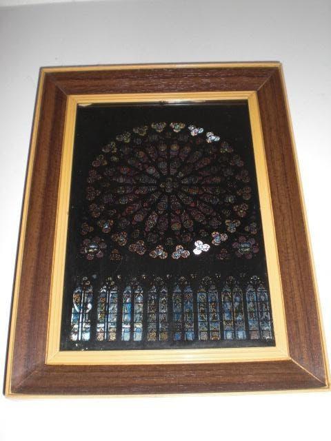 Gebrandschilderd raam Notre Dam Parijs, Ophalen of Verzenden