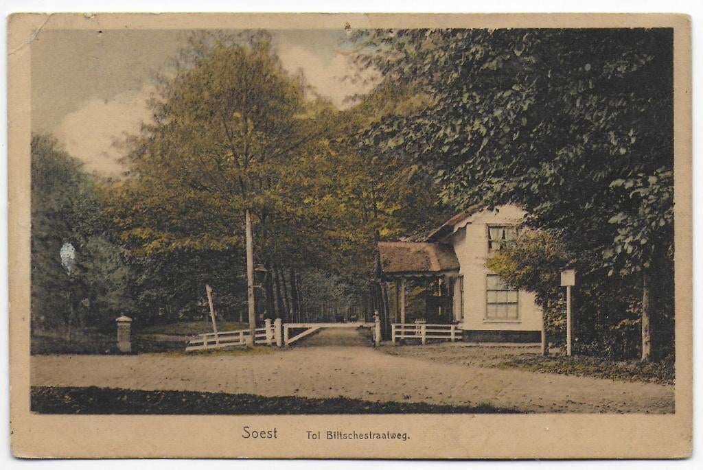 Soest Tol Biltschestraatweg Oude Ansichtkaart ( B6352 ), Ophalen of Verzenden, Voor 1920, Gelopen, Utrecht