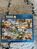 Puzzel 1000 stukjes - Safari Dieren, Ophalen of Verzenden, 500 t/m 1500 stukjes, Zo goed als nieuw, Legpuzzel