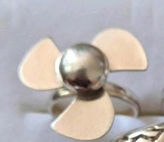 Ring - zilver 925, Ophalen of Verzenden, Zo goed als nieuw, 17 tot 18, Dame of Heer