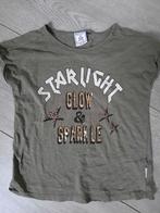 Retour shirt t-shirt Scarlette groen goud korte mouw 6 / 116, Kinderen en Baby's, Kinderkleding | Maat 116, Meisje, Ophalen of Verzenden