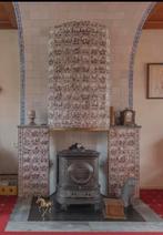 Smuiger kachel met witjes antiek van 1800, Huis en Inrichting, Ophalen, Gebruikt, Vrijstaande haard, Overige soorten