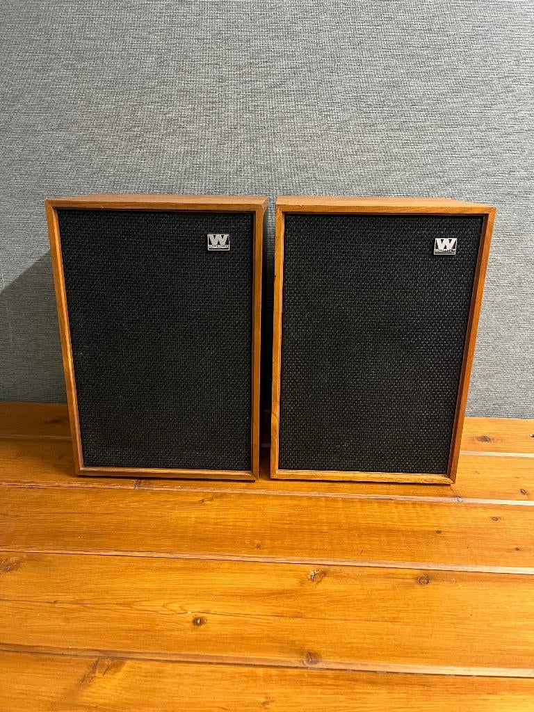 LEES TEXT ! Wharfedale Denton 2 luidsprekers speakers boxen, Overige merken, Gebruikt, Ophalen of Verzenden, Minder dan 60 watt