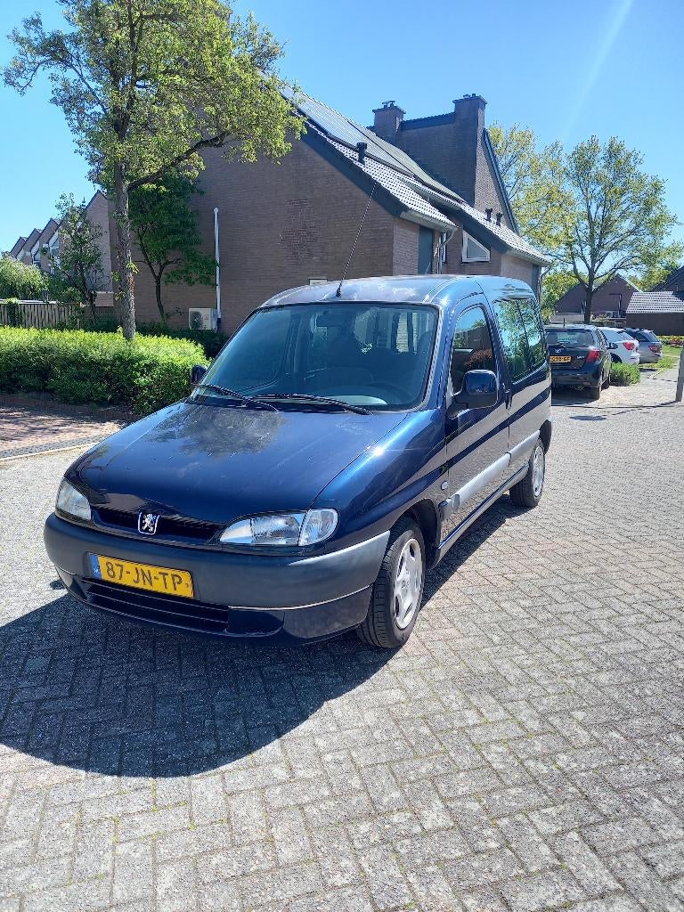 Auto, Auto's, Peugeot, Particulier, Partner, Benzine, Overige carrosserieën, Handgeschakeld, Blauw, Blauw