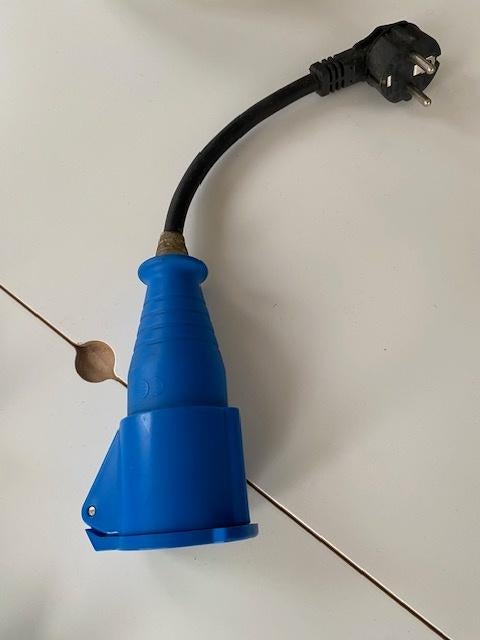 CEE camping verloopkabel voor caravan, camper of boot., Ophalen, Zo goed als nieuw