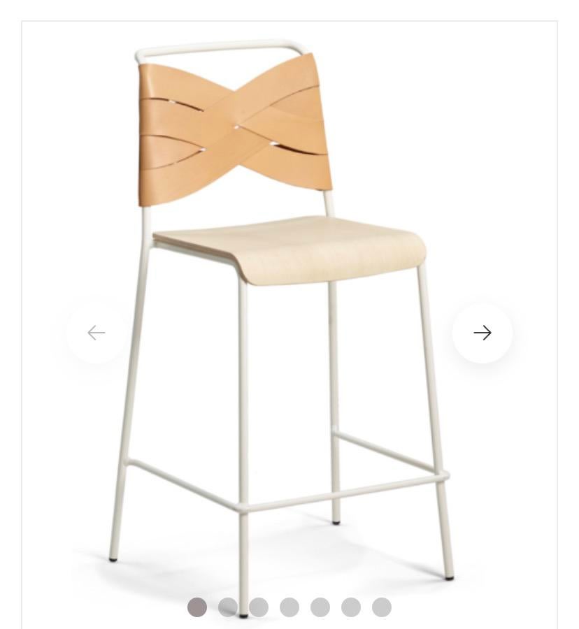 Torso barkruk barstoel 65cm, Huis en Inrichting, Barkrukken, Zo goed als nieuw, 60 tot 90 cm, Leer, 1 kruk, Ophalen