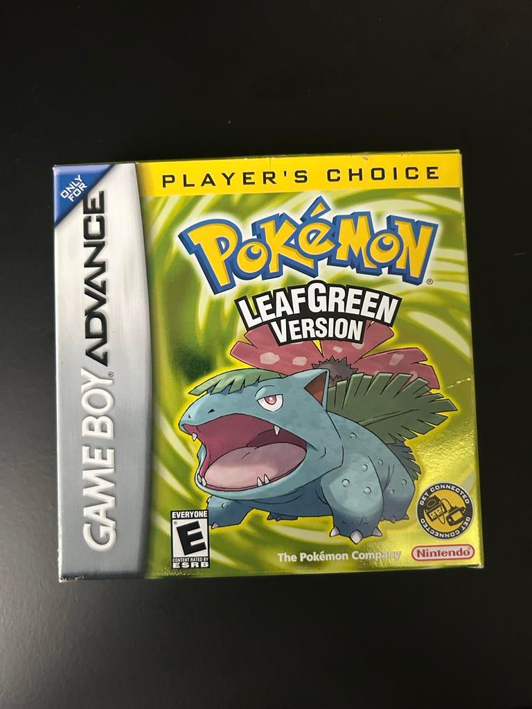 Pokémon LeafGreen Version | Game Boy Advance | Compleet, Spelcomputers en Games, 1 speler, Ophalen of Verzenden, Zo goed als nieuw