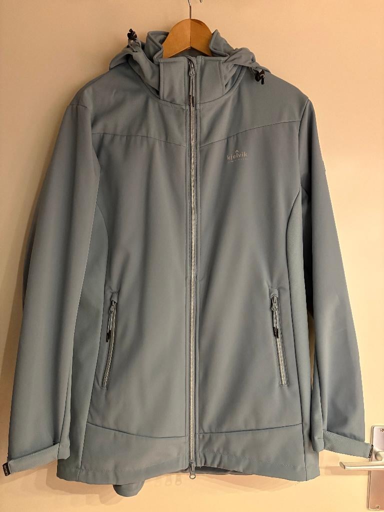 Kjelvik lichtblauwe dames zomerjas maat 42, Ophalen, Blauw, Maat 42/44 (L), Zo goed als nieuw