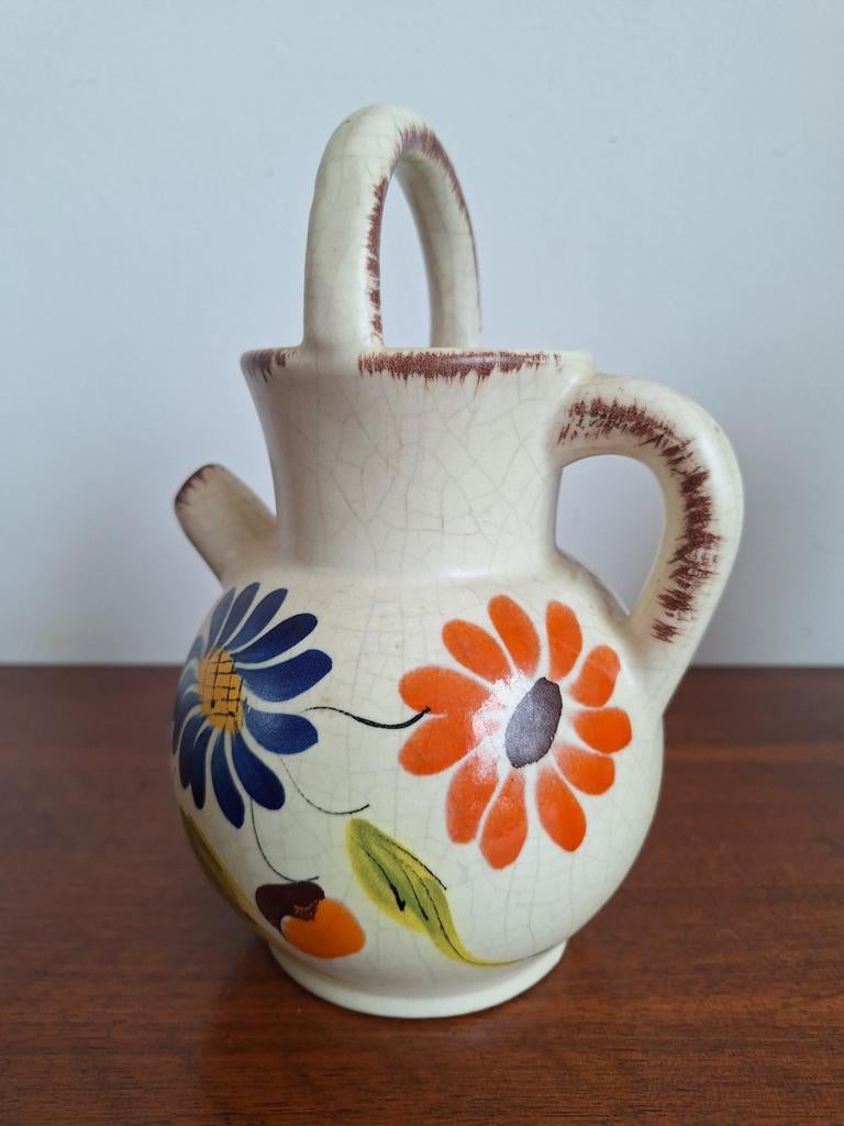 pijpenkan uit Frankrijk regio camares, waterkan, wijnkan, Ophalen of Verzenden, Zo goed als nieuw, Keramiek, Overige stijlen