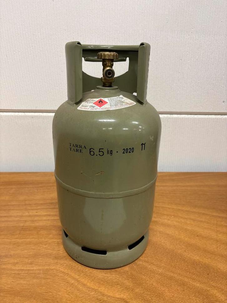 Lege gasfles 6,5 kg (2020), Caravans en Kamperen, Kampeeraccessoires, Gebruikt, Ophalen