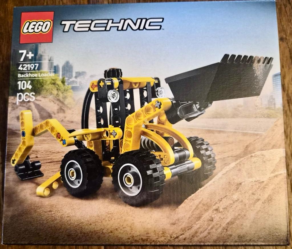 Lego Technic 42197 Backhoe Loader uit 2024 - Nieuw!, Lego, Nieuw, Ophalen of Verzenden, Technic