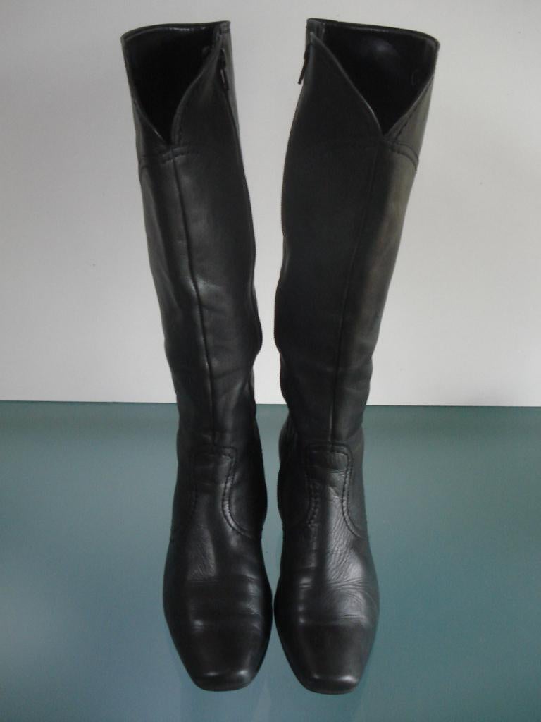 Gabor laarzen 36.5 zwart leer | Gratis verzenden, Hoge laarzen, Verzenden, Zwart, Gabor