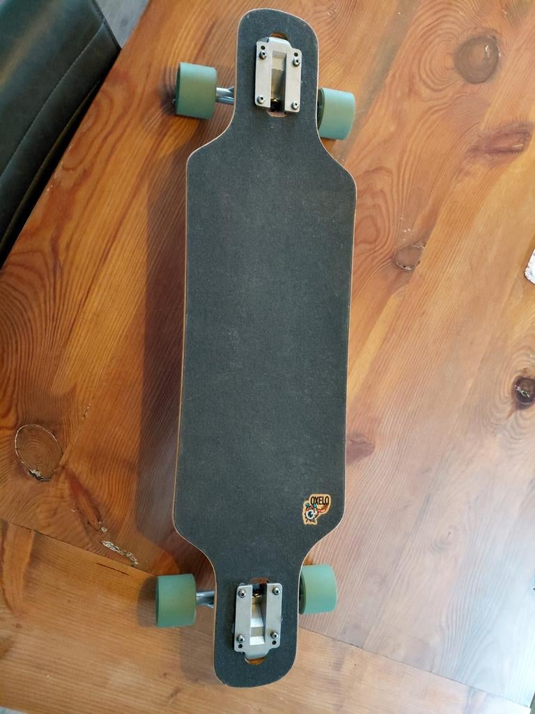 Oxelo longboard, Sport en Fitness, Skateboarden, Ophalen of Verzenden, Zo goed als nieuw, Skateboard, Longboard