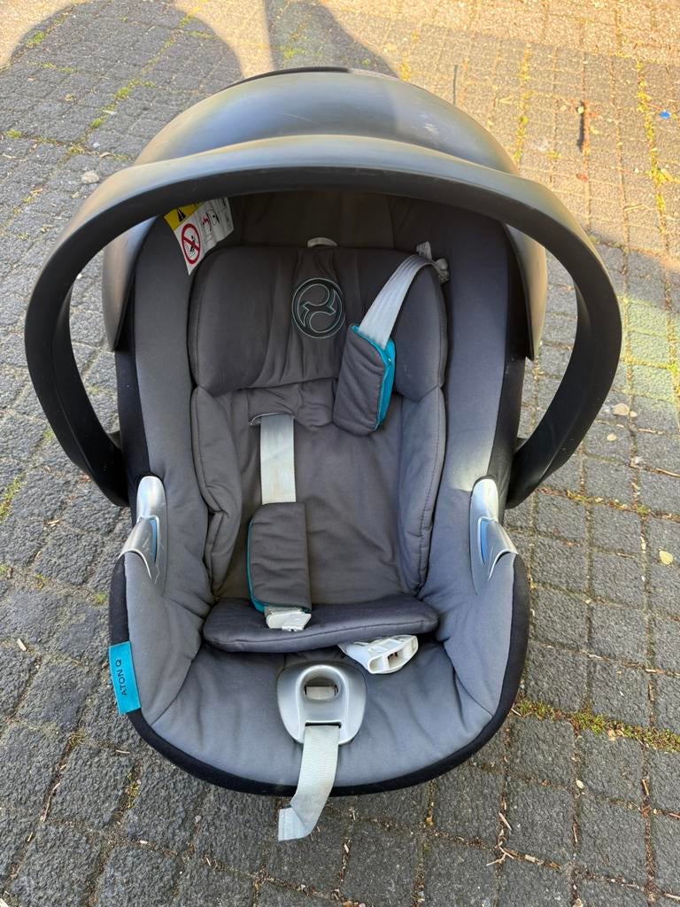 cybex aton Q maxicosi met isofix base en spiegel, Ophalen, Gebruikt, Isofix, 0 t/m 13 kg