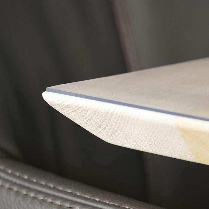 Doorzichtig tafelzeil 2mm, 90x240cm, ovaal,afgeschuinde kant, Ophalen of Verzenden, Nieuw, Ovaal, Binnen