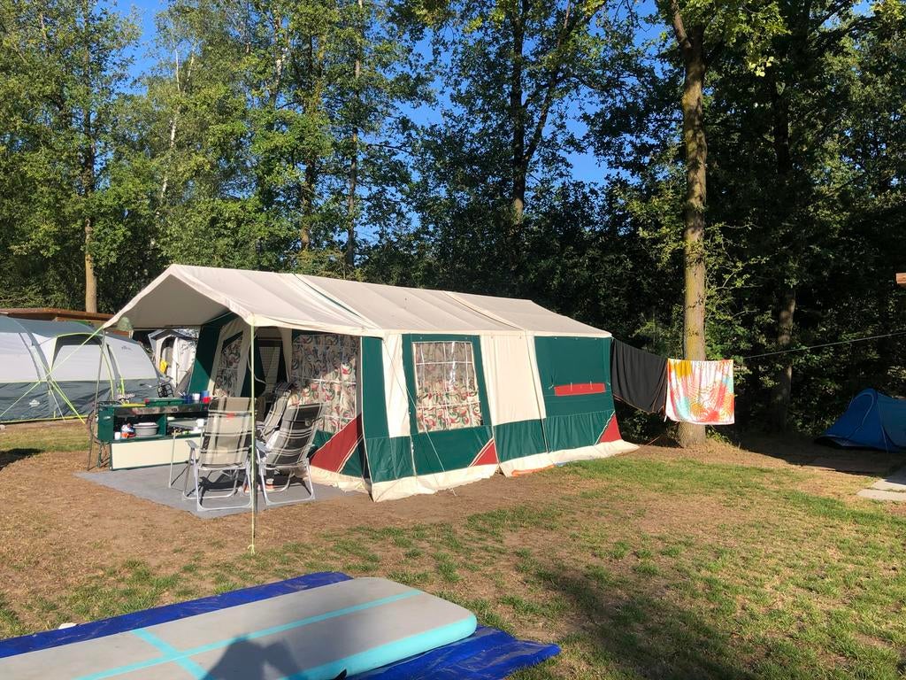 Vouwwagen jamet louisiana 2000, Caravans en Kamperen, Vouwwagens, Ophalen, Meerkleurig, Aanwezig, Jamet