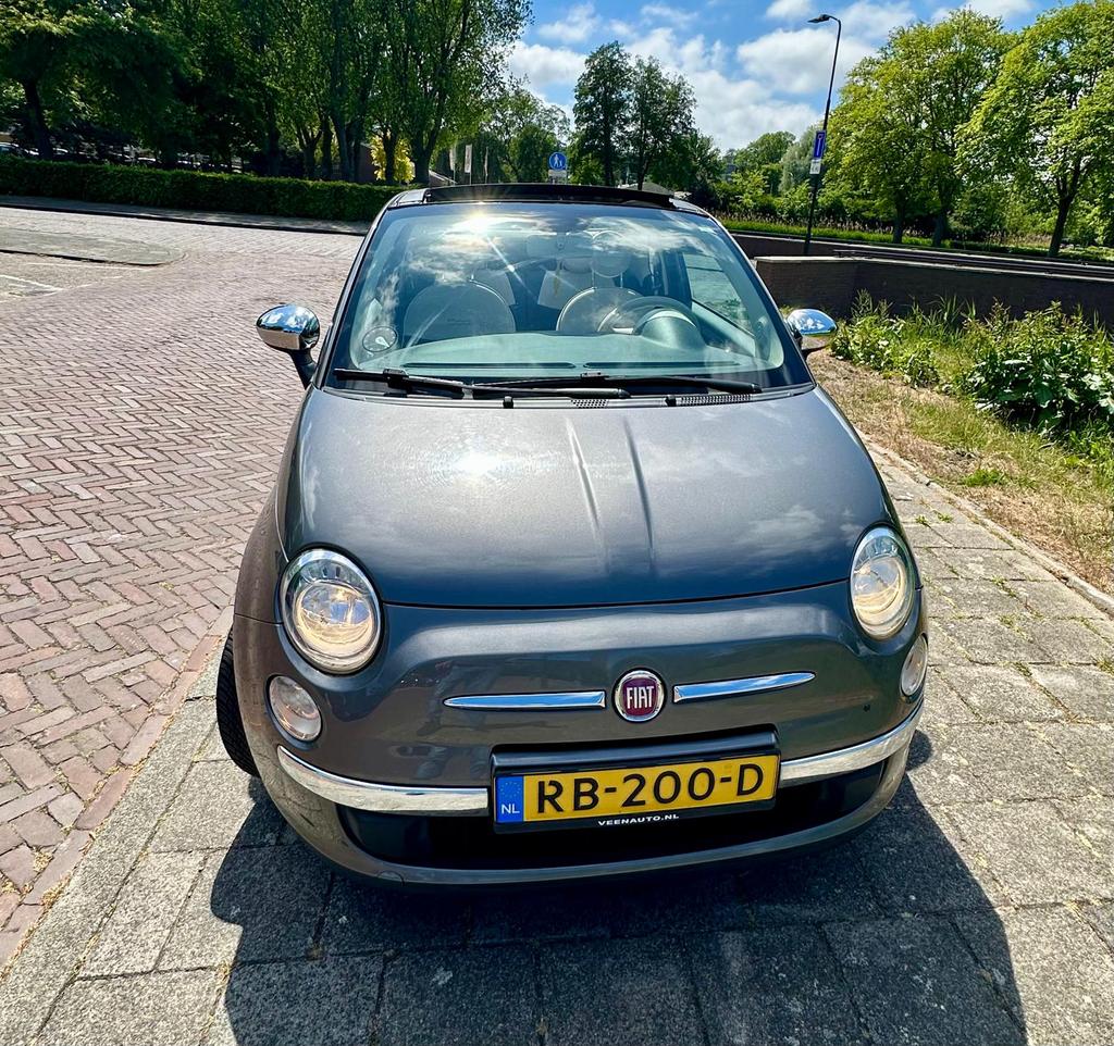 Fiat 2014 Grijs, Parkeersensor, Leder en Stof, Handgeschakeld, Grijs