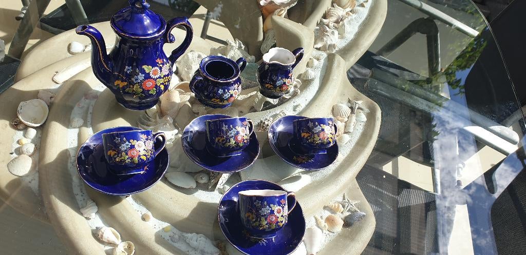 Antiek KOFFIE THEE servies, Ophalen of Verzenden