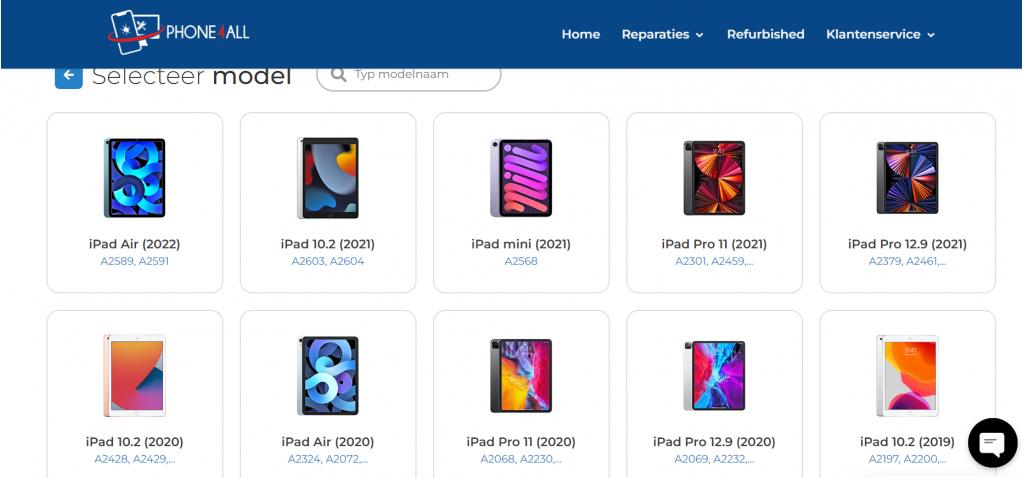 APPLE IPAD REPARATIE SCHERM DISLAY ACCU, Computers en Software, Apple iPads, Nieuw