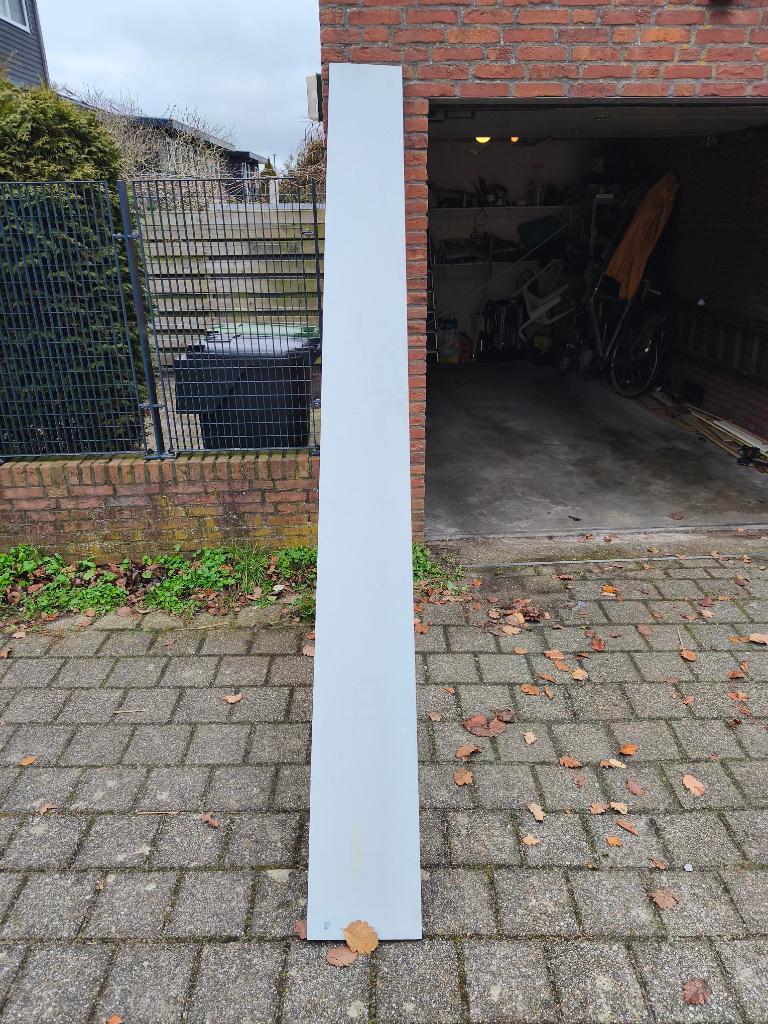 Boeideel Meranti hout 300x28,5cm, Doe-het-zelf en Verbouw, Hout en Planken, Ophalen, 25 tot 50 mm, Nieuw, Plank