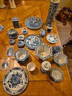 Partij blauw aardewerk, Ophalen