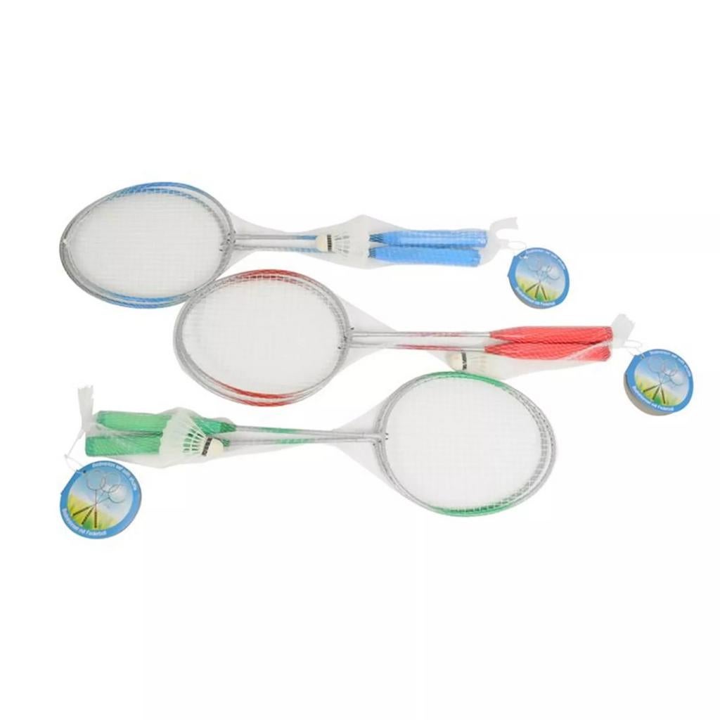 Badmintonset voor plezier en spel, Sport en Fitness, Badminton, Ophalen, Nieuw, Racket(s)