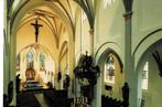 Den Dungen, interieur Kerk, Verzamelen, Ansichtkaarten | Nederland, Ophalen of Verzenden, Ongelopen, Noord-Brabant