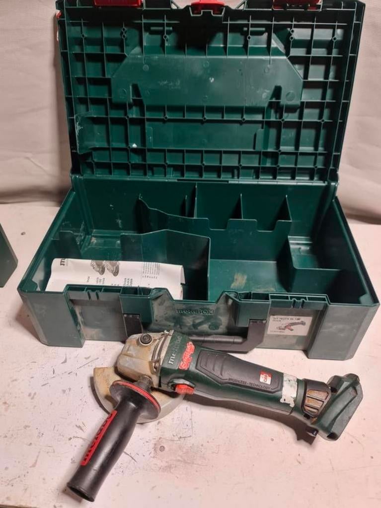 Metabo WB 18 LTX BL 125 QUICK 18V Li-Ion Accu haakse slijper, Nieuw, Ophalen of Verzenden, N.v.t, N.v.t
