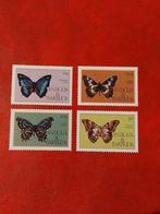 Antigua&Barbuda 856-859 vlinders 1985 postfris mi 20eu, Ophalen of Verzenden, Dier of Natuur