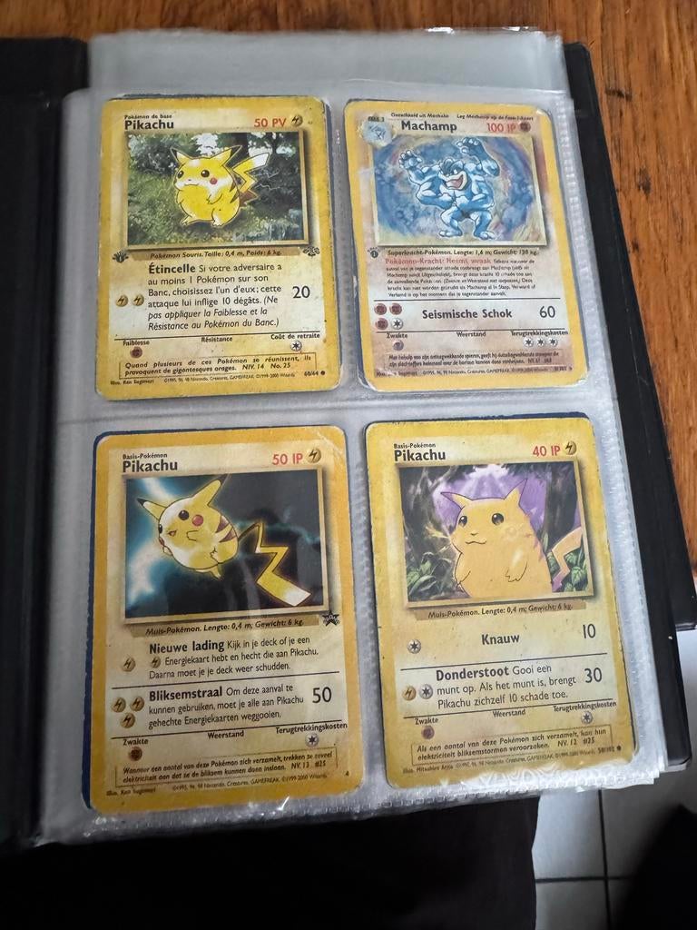 Zeldzame Pokémon Kaarten Collectie - Pikachu, Charizard, Mew, Ophalen, Gebruikt, Meerdere kaarten