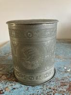 Antieke Indonesische Tinnen Bus/theebus / tabakspot, Ophalen of Verzenden