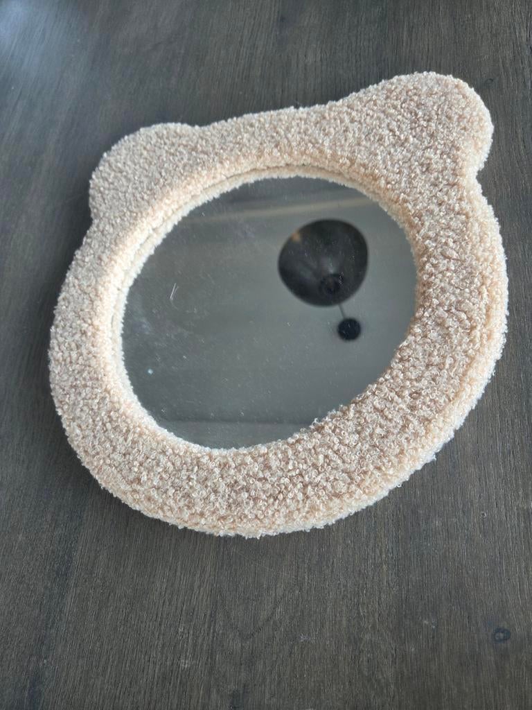 Leuke teddy spiegel in de vorm van een beertje, Minder dan 50 cm, Ophalen of Verzenden, Zo goed als nieuw, Minder dan 100 cm