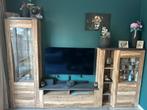 Wandkast met glazen deuren - Goede staat, Ophalen, 200 cm of meer, 50 tot 100 cm, 25 tot 50 cm