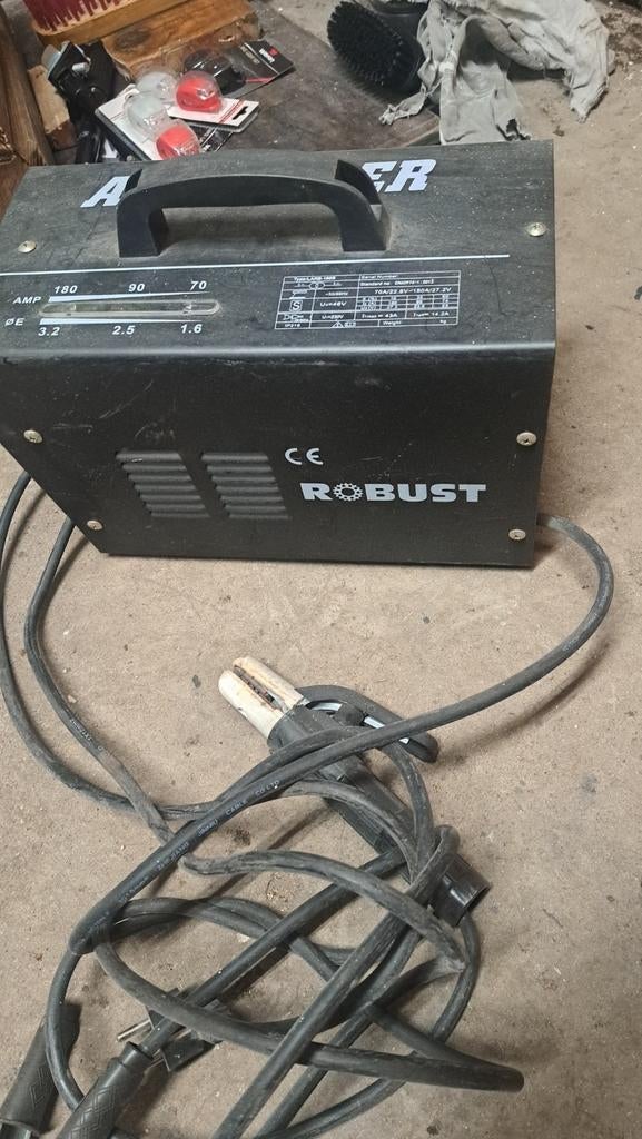 Robuust AC Lasser Lasapparaat - 180 Ampère, Ophalen of Verzenden, Gebruikt, 150 tot 250 ampère, Elektroden