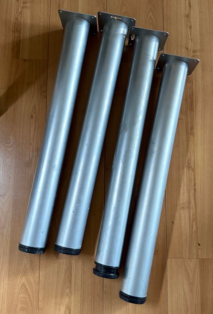 Potenset / losse poten verstelbaar aluminium, Ophalen of Verzenden, Zo goed als nieuw, Rond, 50 tot 100 cm