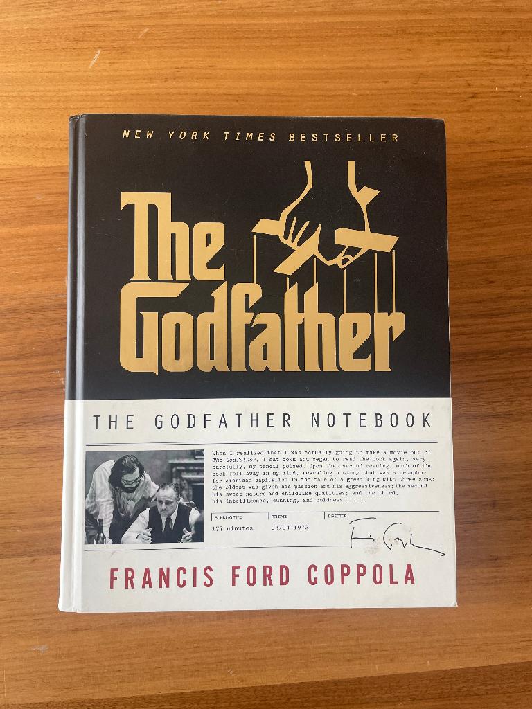 Godfather Notebook, Film- of Tv-bewerking, Ophalen of Verzenden, Zo goed als nieuw, Francis Ford Copola