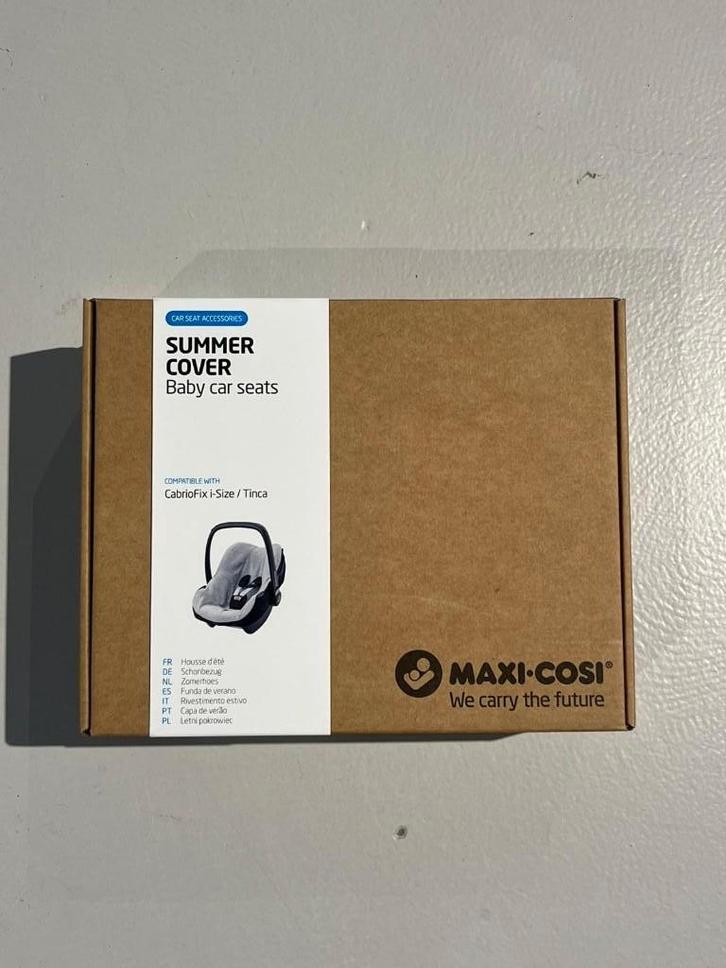 Maxi-Cosi CabrioFix i-Size / Tinca Zomerhoes Fresh Grey, Kinderen en Baby's, Autostoeltjes, Nieuw, Maxi-Cosi, 0 t/m 10 kg, Overige methoden