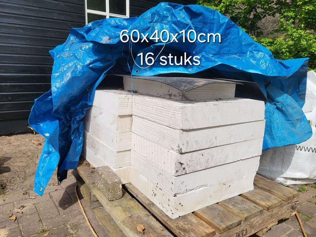 Gasbeton cellenbetonblokken 16 stuks gratis afhalen, Ophalen, Overige typen