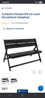 Nieuw inklapbaar bankje - handig en compact!, Ophalen, Nieuw, Hout