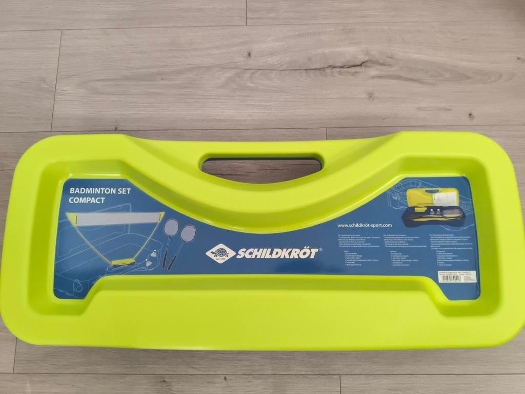 Badminton set nieuw shildkrot, Sport en Fitness, Badminton, Ophalen, Nieuw, Racket(s)
