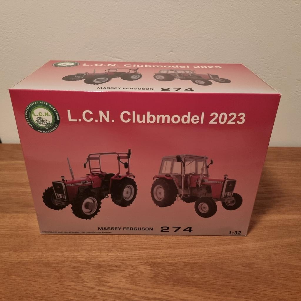 Massey Ferguson 274 4wd LCN Clubmodel 2023 Marge Models, Ophalen of Verzenden, Nieuw, Tractor of Landbouw, Overige merken