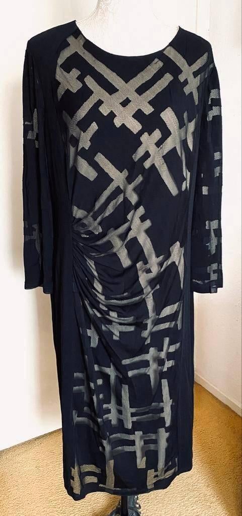 Studio 8 jurk maat 54, Kleding | Dames, Grote Maten, Ophalen of Verzenden, Zo goed als nieuw, Zwart, Jurk