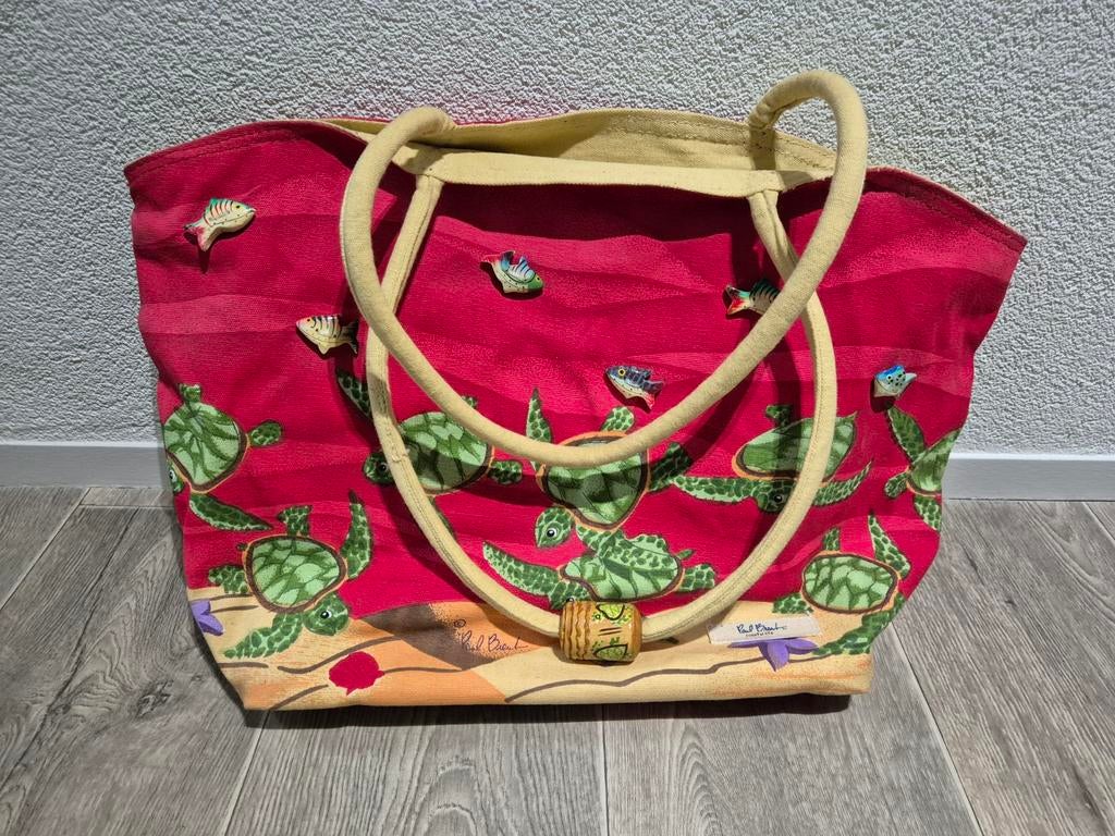 Mooie strandtas van de Amerikaanse designer Paul Brent, Ophalen of Verzenden