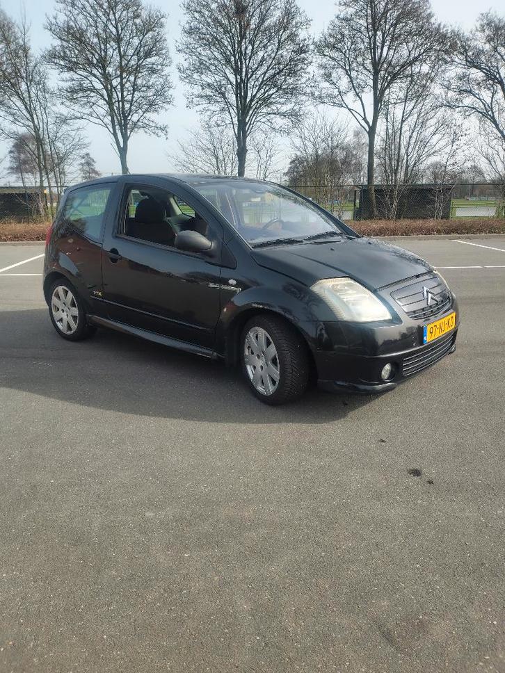Citroën C2 1.6 I 16VTR Automaat 2003 Zwart, apk tot MRT 2027, Auto's, Citroën, Particulier, C2, ABS, Airbags, Airconditioning