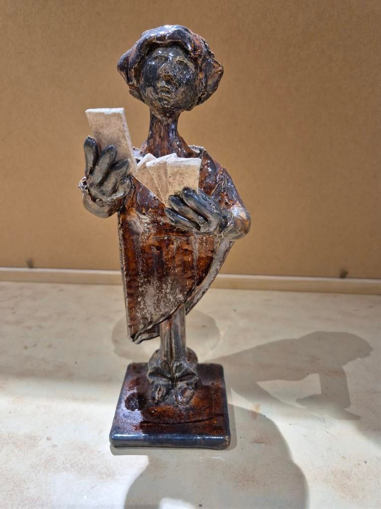 Keramiek jacq merkx de kaartlezer, Ophalen of Verzenden, Zo goed als nieuw, Dier